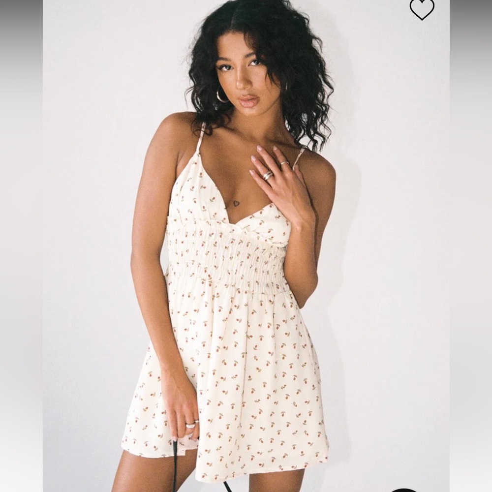 Princess Polly Roza Mini Dress Beige 👗